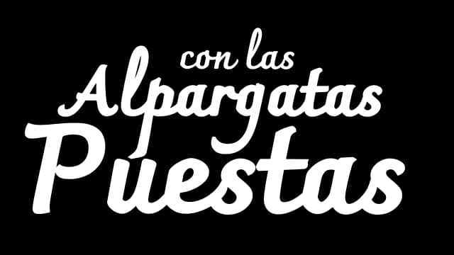 Logo Con las Alpargatas Puestas - Vélez